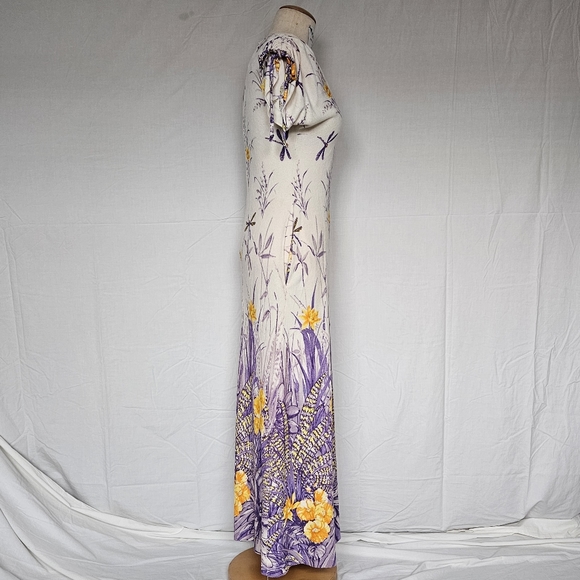 1970s Butterfields Dragonfly Dress - Picture 2 of 16